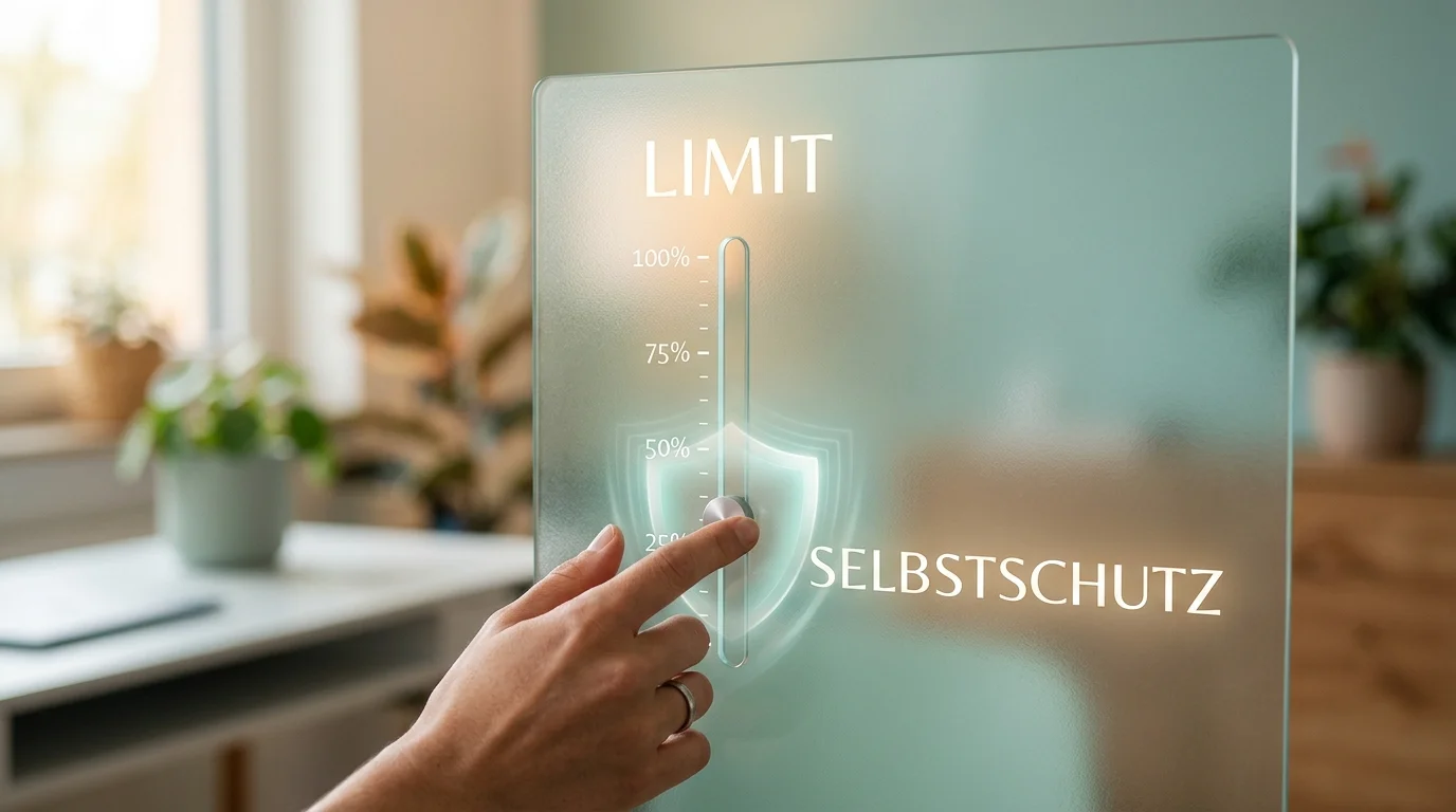 Darstellung der jederzeit möglichen Absenkung des Einzahlungslimits als Werkzeug des Selbstschutzes